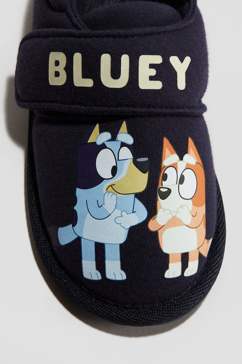 اتش اند ام شبشب قطني مزين بطبعة